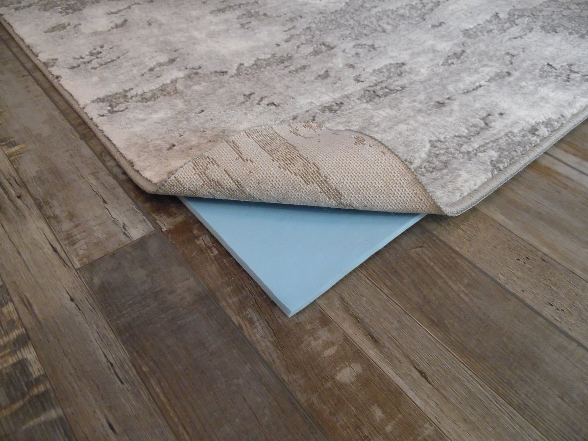 Bashful Blue Luxury Rug Pad Prata Rug Pad